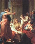 BATONI, Pompeo Achilles at the Court of Lycomedes oil painting artist